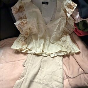 ChicMe Cream Blouse